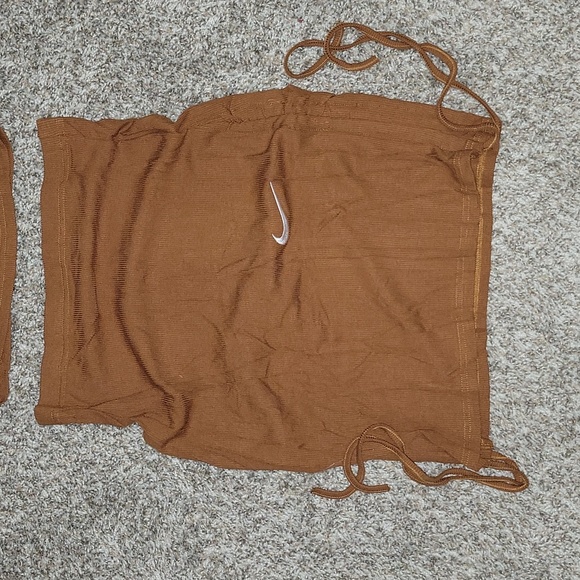 BROWN Swoosh check mark
Two-piece summer skirt set - Picture 6 of 7